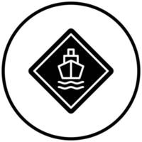 Dock-Symbol-Stil vektor