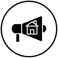 Hausmarketing-Icon-Stil vektor