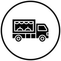 Food-Truck-Icon-Stil vektor