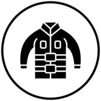 Feuerwehrjacke im Icon-Stil vektor