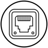 Ethernet-Icon-Stil vektor