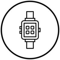 Smartwatch-Symbolstil vektor