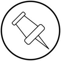 Pin-Symbol-Stil vektor