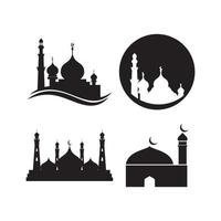 Moschee-Logo-Vektor vektor