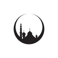 Moschee-Logo-Vektor vektor