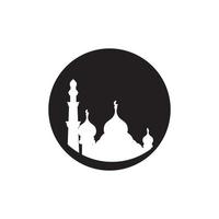 Moschee-Logo-Vektor vektor