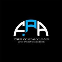 fpa letter logotyp kreativ design med vektorgrafik vektor