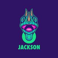 Jackson-Maskottchen-Logo für Esport-Spiele oder Embleme vektor