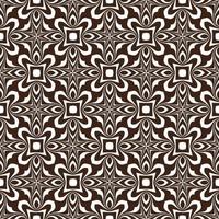 schwarz-weißer nahtloser wiederholter geometrischer kunstmusterhintergrund vektor