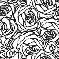 Abbildung Blume nahtlose Hintergrundbild Musterdesign floral Rose vektor