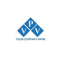 vpv brev logotyp design på vit bakgrund. vpv kreativa initialer brev logotyp koncept. vpv-bokstavsdesign. vektor