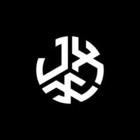 jxx-Buchstaben-Logo-Design auf schwarzem Hintergrund. jxx kreatives Initialen-Buchstaben-Logo-Konzept. jxx Briefgestaltung. vektor