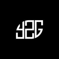 yzg-Buchstaben-Design.Yzg-Buchstaben-Logo-Design auf schwarzem Hintergrund. yzg kreative Initialen schreiben Logo-Konzept. yzg-Buchstaben-Design.Yzg-Buchstaben-Logo-Design auf schwarzem Hintergrund. j vektor