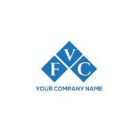 fvc kreative Initialen schreiben Logo-Konzept. fvc-Buchstaben-Design.fvc-Brief-Logo-Design auf weißem Hintergrund. fvc kreative Initialen schreiben Logo-Konzept. fvc Briefgestaltung. vektor
