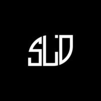 slo-Buchstaben-Design. slo-Buchstaben-Logo-Design auf schwarzem Hintergrund. slo kreative Initialen schreiben Logo-Konzept. slo-Buchstaben-Design. slo-Buchstaben-Logo-Design auf schwarzem Hintergrund. s vektor
