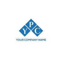 ypc brev logotyp design på vit bakgrund. ypc kreativa initialer brev logotyp koncept. ypc bokstavsdesign. vektor