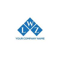 lwz-Buchstaben-Logo-Design auf weißem Hintergrund. lwz kreative Initialen schreiben Logo-Konzept. lwz Briefgestaltung. vektor