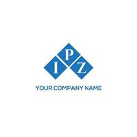ipz-Brief-Logo-Design auf weißem Hintergrund. ipz kreatives Initialen-Buchstaben-Logo-Konzept. ipz Briefgestaltung. vektor