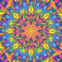 abstrakter Kaleidoskophintergrund vektor