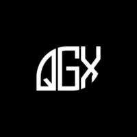 qgx-Buchstaben-Design. qgx-Buchstaben-Logo-Design auf schwarzem Hintergrund. qgx kreative Initialen schreiben Logo-Konzept. qgx-Buchstaben-Design. qgx-Buchstaben-Logo-Design auf schwarzem Hintergrund. q vektor