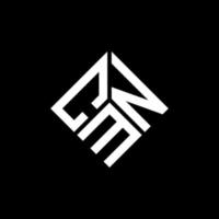 cmn-Buchstaben-Logo-Design auf schwarzem Hintergrund. cmn kreative Initialen schreiben Logo-Konzept. cmn Briefgestaltung. vektor