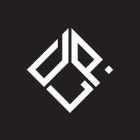 dlp-Buchstaben-Logo-Design auf schwarzem Hintergrund. dlp kreative Initialen schreiben Logo-Konzept. dlp Briefgestaltung. vektor