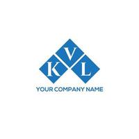 kvl-Buchstaben-Logo-Design auf weißem Hintergrund. kvl kreative Initialen schreiben Logo-Konzept. kvl-Buchstaben-Design. vektor