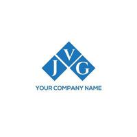 Jv-Brief-Logo-Design auf weißem Hintergrund. jvg kreative Initialen schreiben Logo-Konzept. jvg Briefgestaltung. vektor