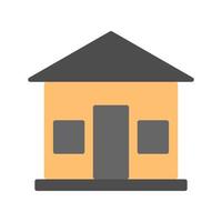 Hausbau-Ikone im minimalen Cartoon-Stil vektor