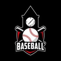 Baseball-Sport-Logo-Design vektor