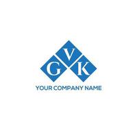 gvk kreative Initialen schreiben Logo-Konzept. Gvk-Brief-Design.Gvk-Brief-Logo-Design auf weißem Hintergrund. gvk kreative Initialen schreiben Logo-Konzept. gvk Briefgestaltung. vektor