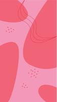 abstrakt rosa bakgrundsmall berättelse för sociala medier vektor