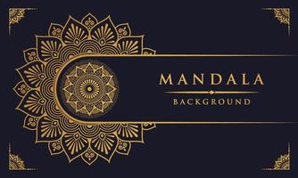 kreatives professionelles dekoratives Mandala-Hintergrundvorlagendesign 2022 vektor