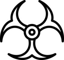 bio hazard vektor ikon design illustration