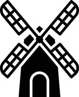 Symbol für Mühlenvektor vektor