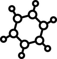 bio molekyler vektor ikon design illustration