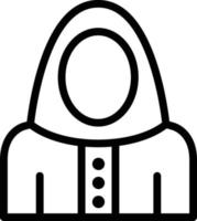 Niqab-Vektor-Icon-Design-Illustration vektor