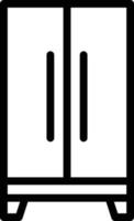 Kühlschrank-Vektor-Icon-Design-Illustration vektor