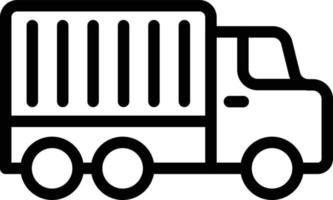 LKW-Vektor-Icon-Design-Illustration vektor