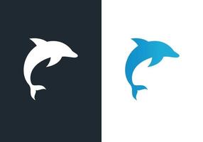 Delphin-Logo-Design vektor