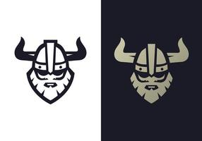 viking logotyp design vektor