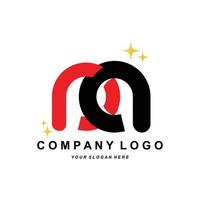 bokstaven en logotyp, vektor ikon alfabetet, initialer företag varumärke design illustration