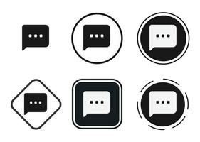 Text-Icon-Set. Sammlung hochwertiger schwarzer Umrisslogos für Website-Design und mobile Apps im Dunkelmodus. Vektor-Illustration auf weißem Hintergrund vektor