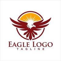 Adler-Vogel-Logo-Design-Vektor-Vorlage vektor