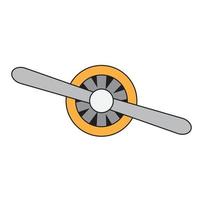 propeller motor ikon vektor design