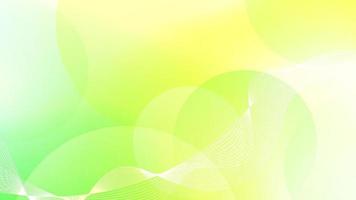 abstrakter gelber und grüner Farbverlauf bewegt Hintergrund wellenartig. leuchtende Linien auf grünem Hintergrund vektor