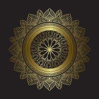 ethnische Meditation entspannen Mandala-Kunstdesign für Vorlagenhintergrund vektor