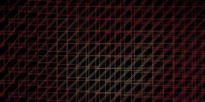 mörk röd vektor bakgrund med linjer.