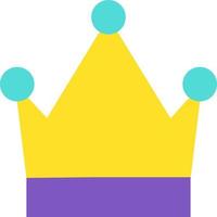 gezeichneter monarch könig und königin symbol kronensymbol vektor