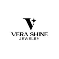 lyx bokstav v smycken logotyp ikon för skönhet och mode företag vektor